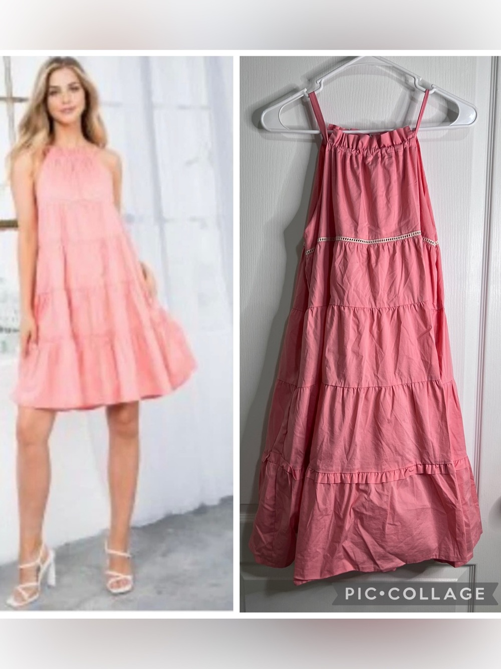 THML sleeveless Time For Tea Tiered Dress Size S